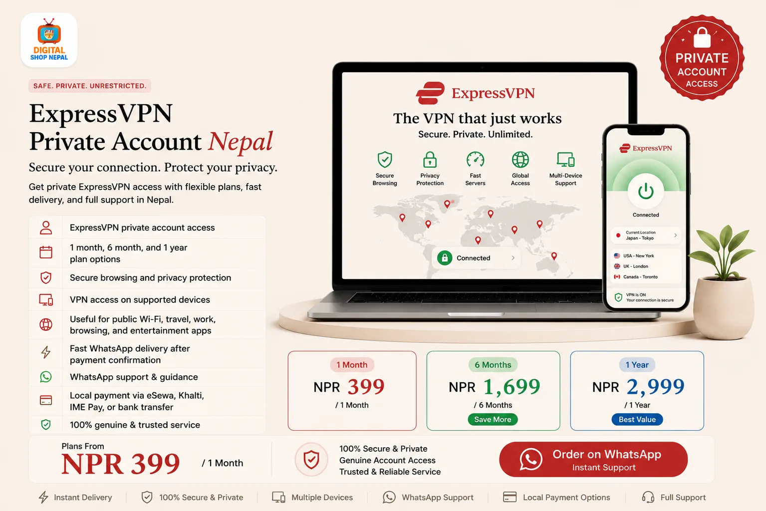 ExpressVPN Private Account